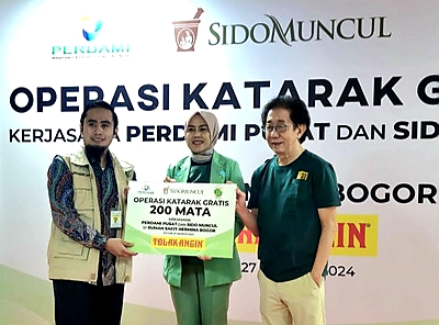 Sido Muncul Gelar Operasi Katarak Gratis di RSU Hermina Bogor
