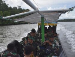Dansatgas Tinjau Progres Pembangunan TMMD di Kampung Keakwa Pasca Pembukaan Resmi
