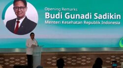 Menteri Kesehatan (Menkes) RI Budi Gunadi Sadikin saat rangkaian kegiatan Hari Obesitas Sedunia tahun 2026 dengan tema 'Harapan Yang Meringankan', berlangsung di Kementerian Kesehatan Jakarta.