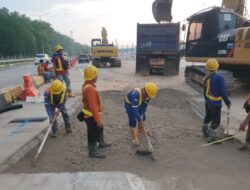 Tingkatkan Kualitas di Jalur Logistik, Jasa Marga Lakukan Pekerjaan Perkerasan Ruas Tol JORR